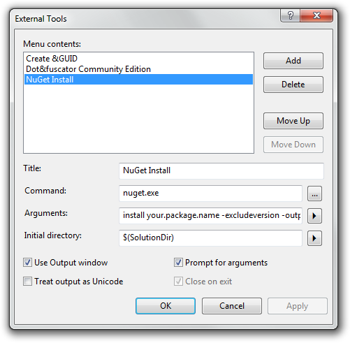 NuGet Support For Visual Studio 2008 Scott Hanselman